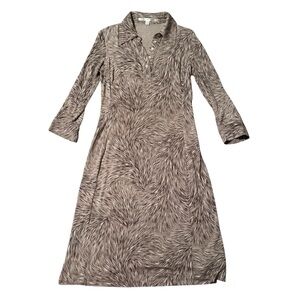 Diane Von Furstenberg Cinched Silk Dress 12